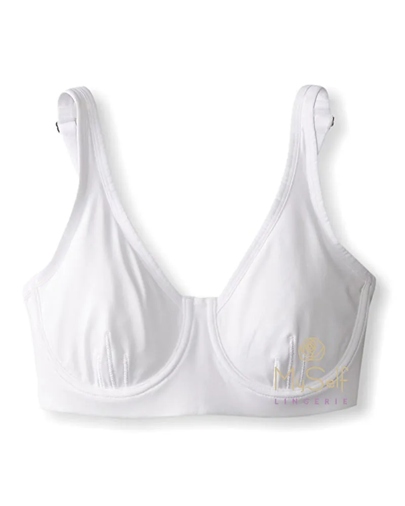 731439 White Sports Bra