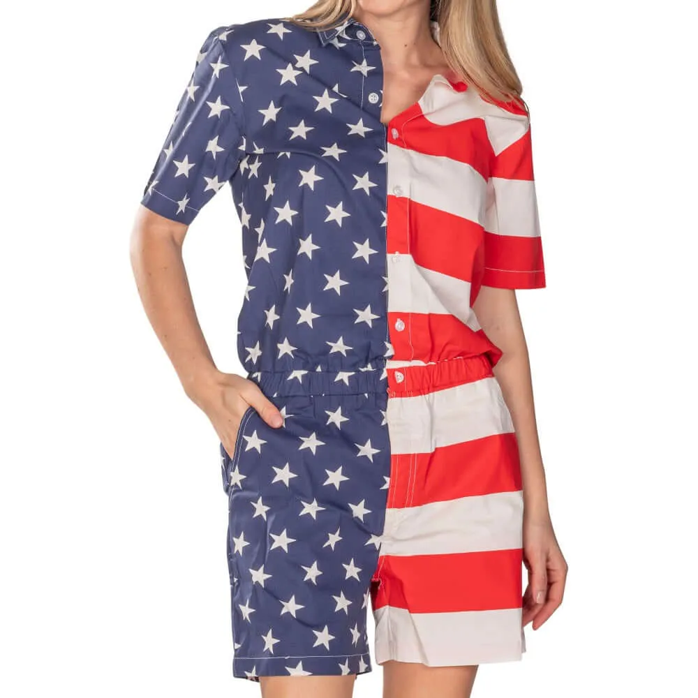 American Flag Jumpsuit