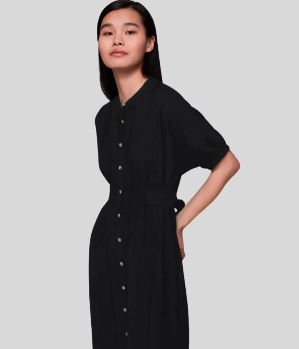 Black Amber Midi Dress