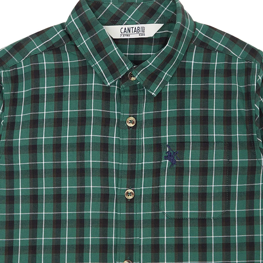 Boys Green Shirt