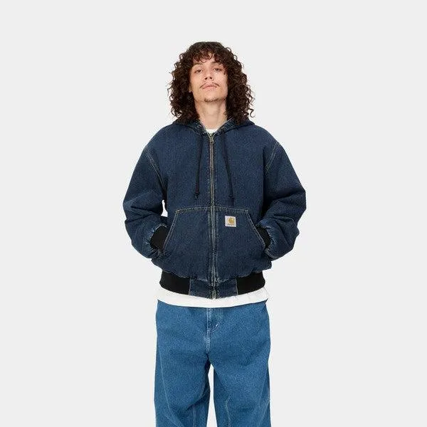 Carhartt WIP OG Active Jacket Winter Blue Stone Washed Denim