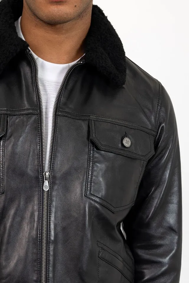 CAVALLO Lambskin Leather Jacket