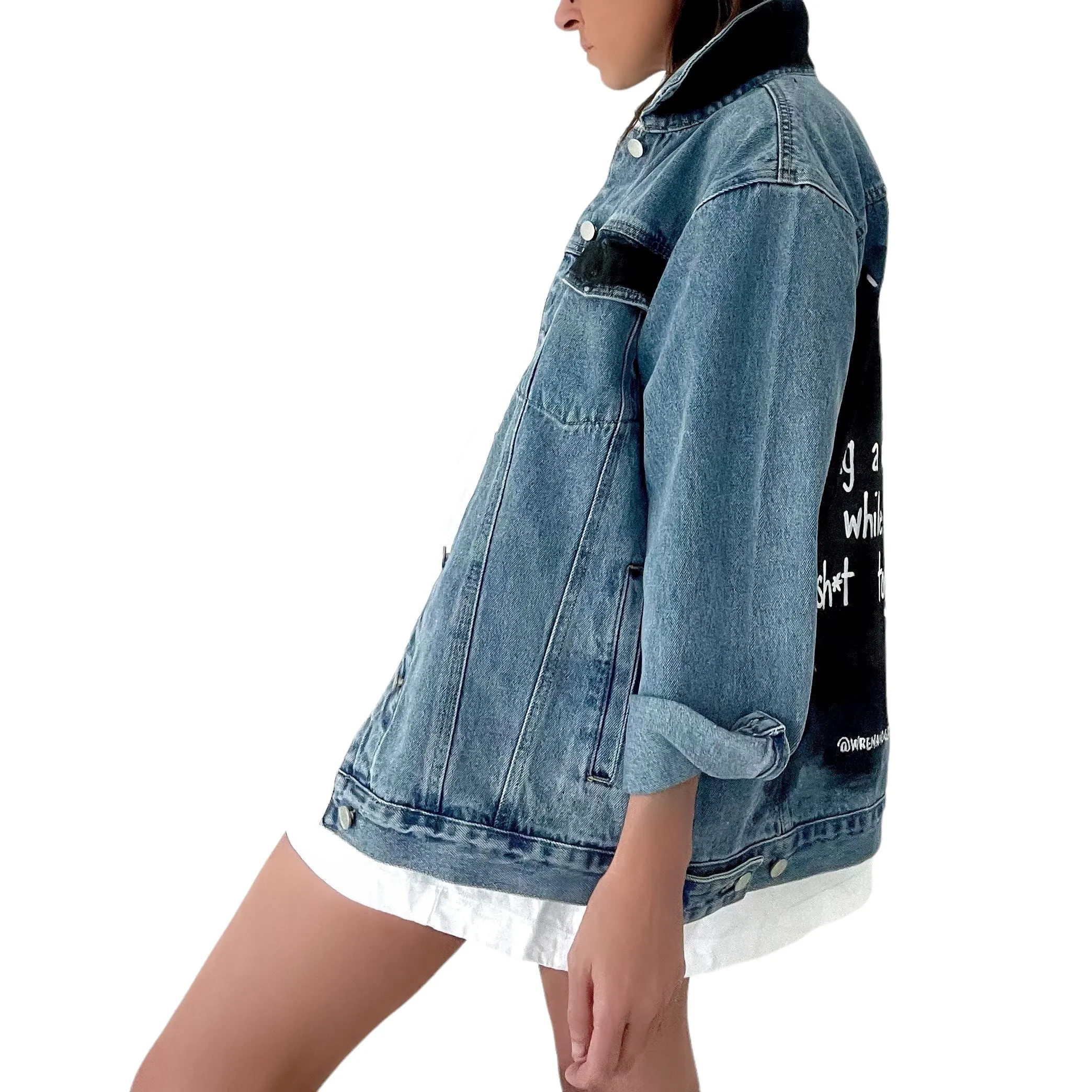 'Cool Mom' Denim Jacket