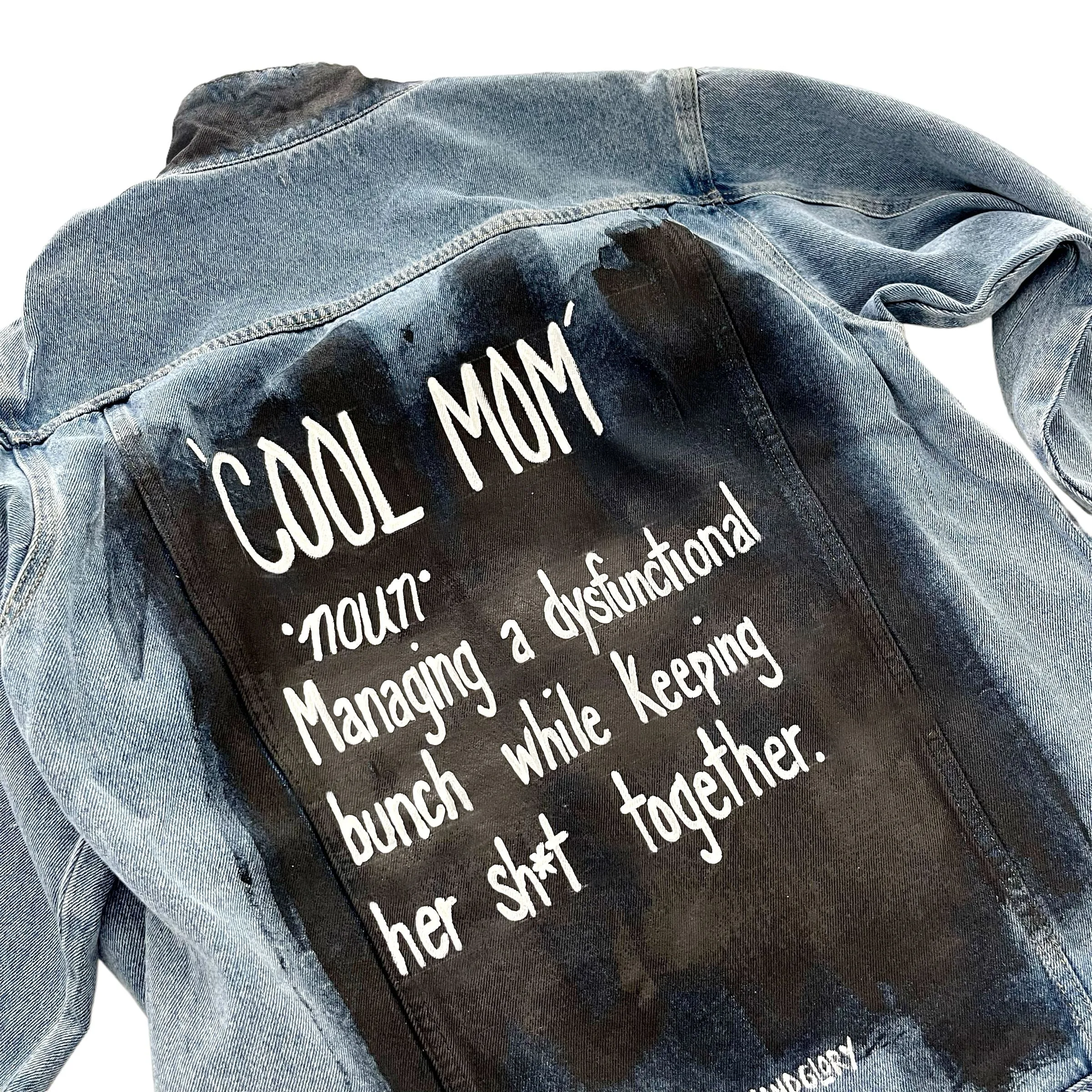 'Cool Mom' Denim Jacket