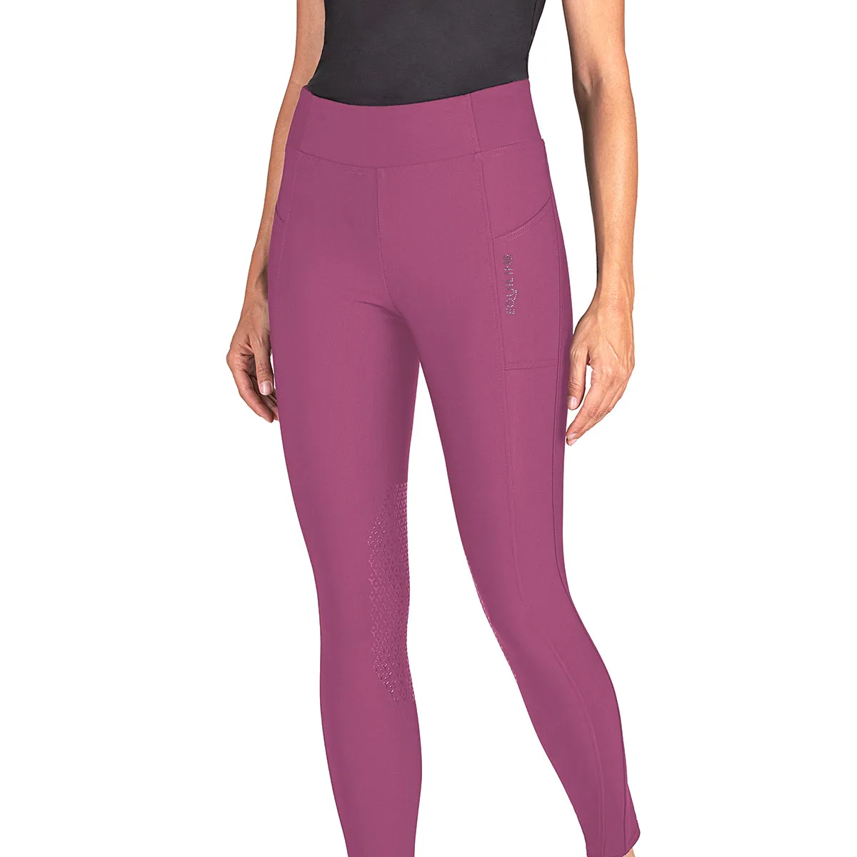 Equiline Women's GelleK High Waist Knee Grip Leggings-sale