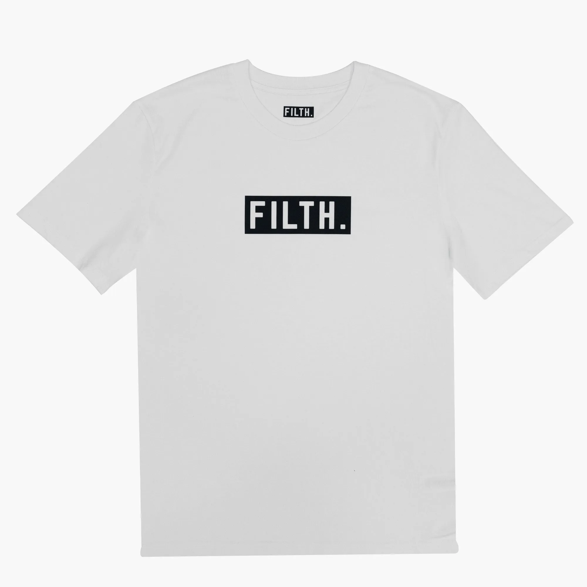 FILTH. T-Shirt - White With Black Logo