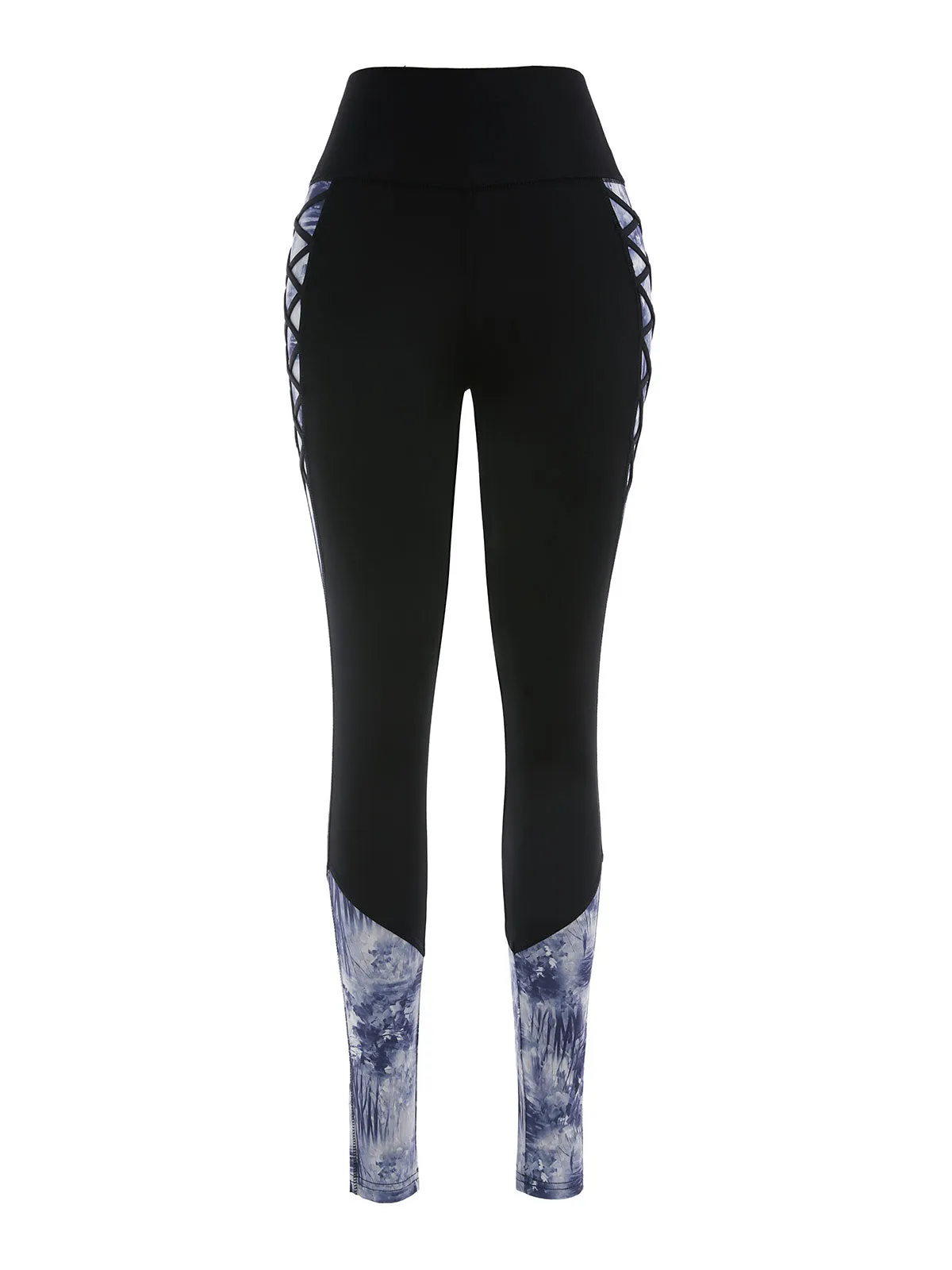 High Waist Breathable Perspiration Printed Leggings