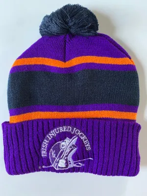 IJF Bobble Hat New Purple/Orange/Navy