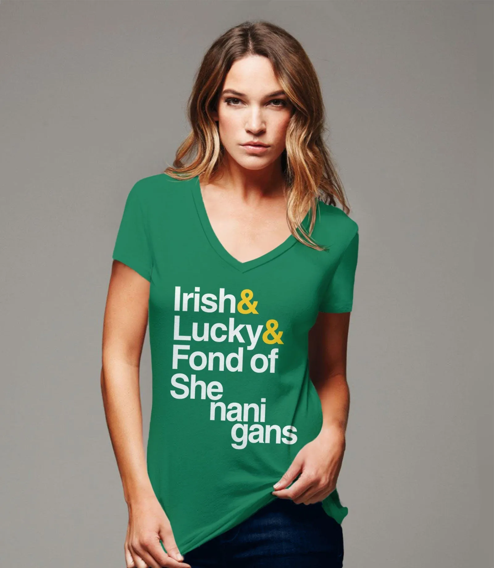 Irish T-Shirt (Lucky and Fond of Shenanigans)