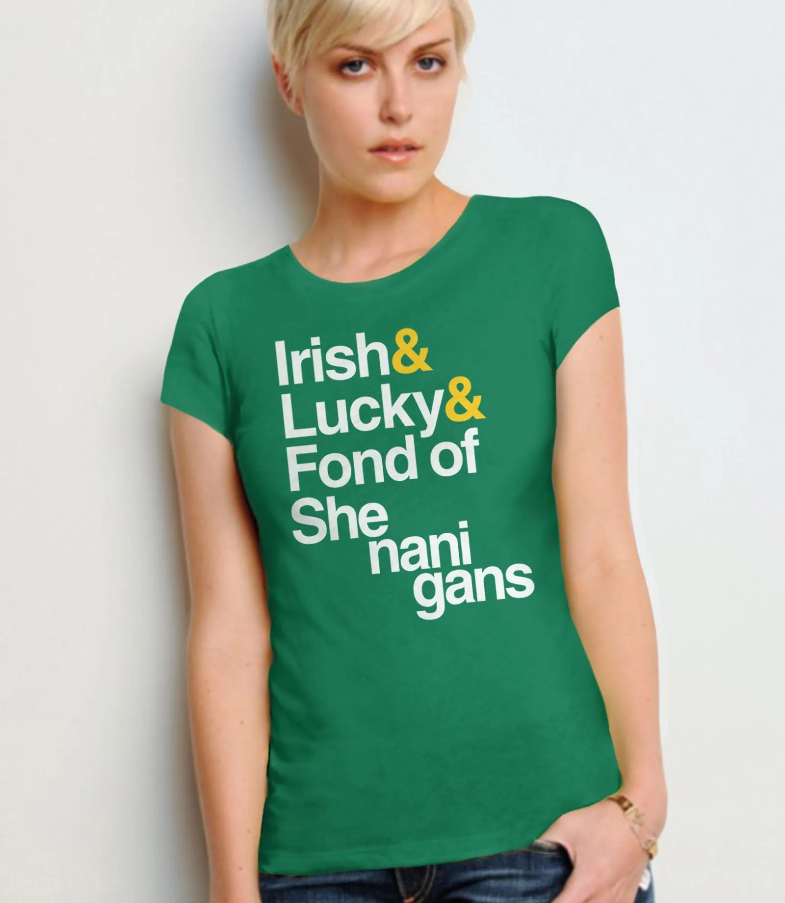 Irish T-Shirt (Lucky and Fond of Shenanigans)