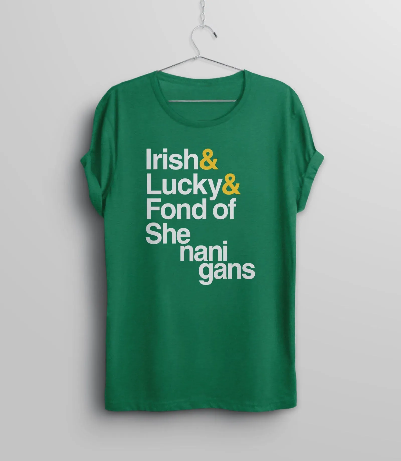 Irish T-Shirt (Lucky and Fond of Shenanigans)