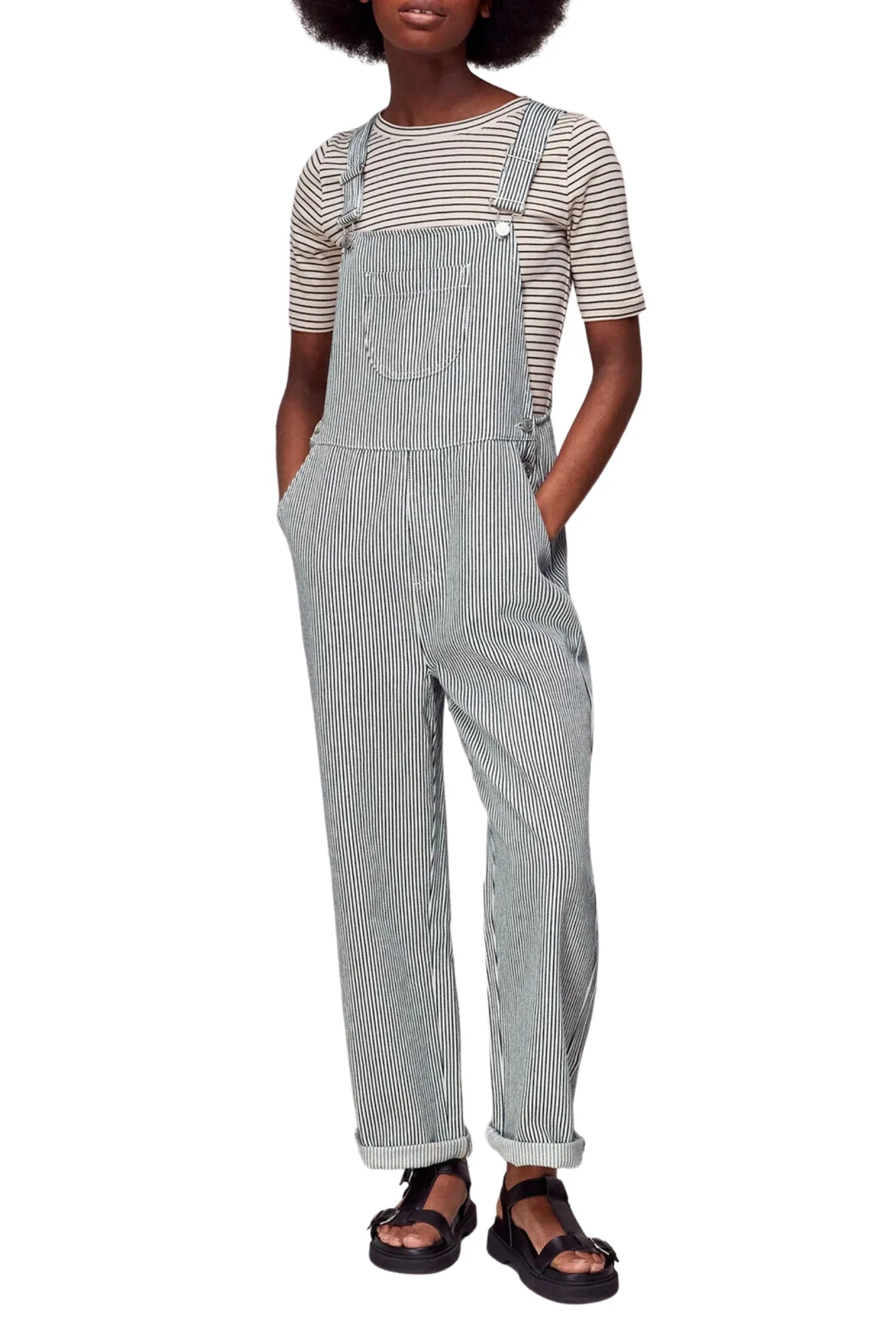 Leni Stripe Dungaree