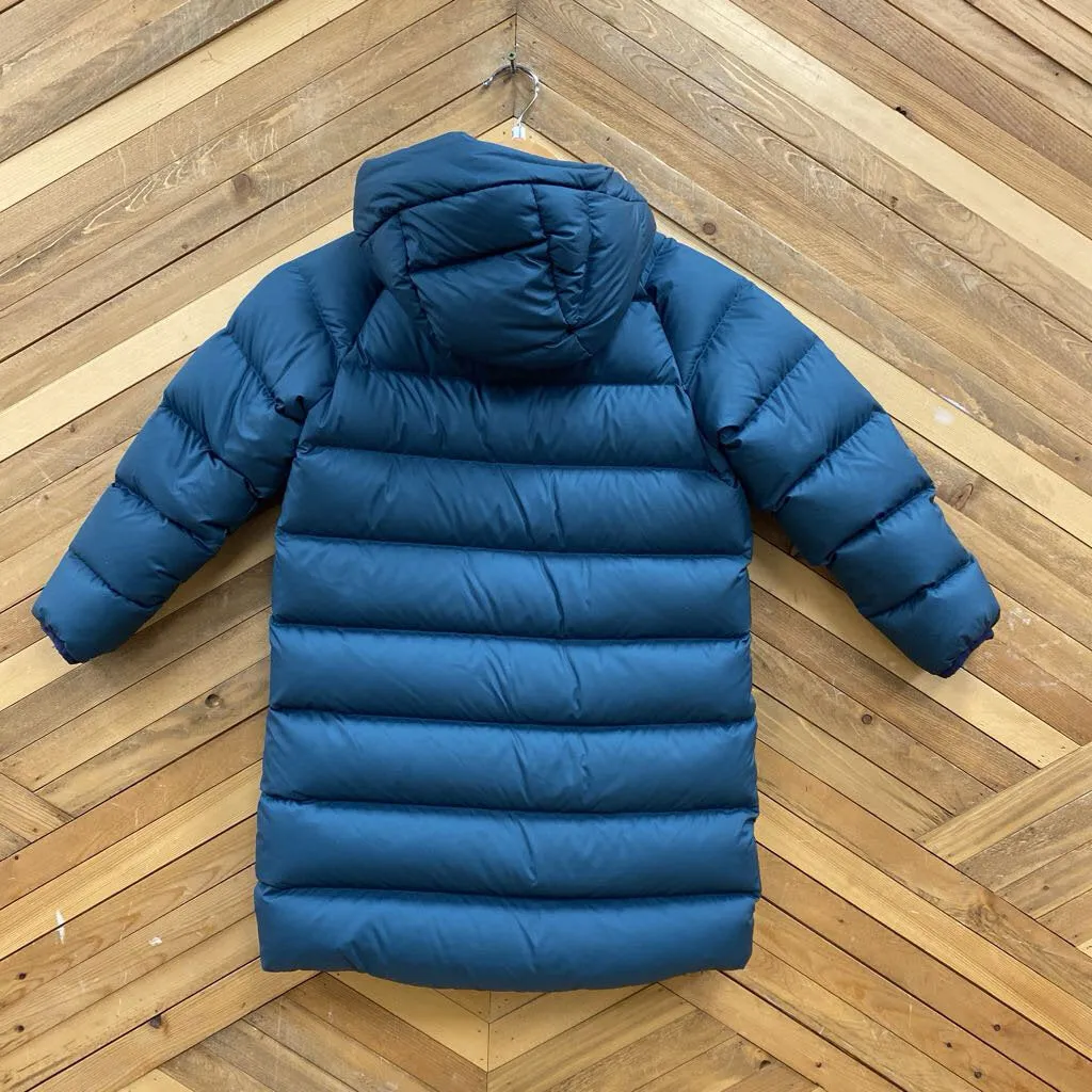 MEC - Kids Long Down Jacket - MSRP $190: Blue-children-6