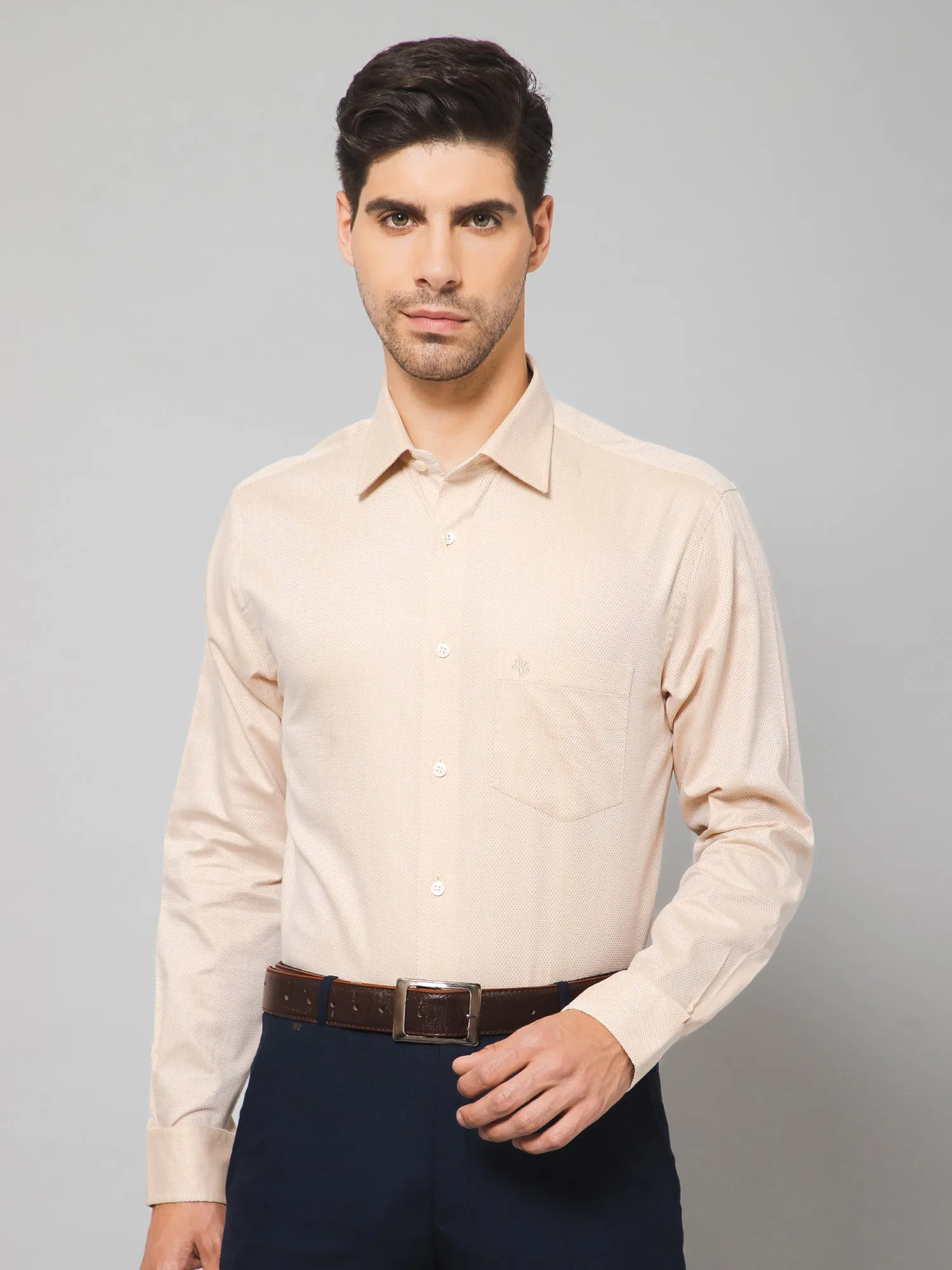 Men Beige Shirt