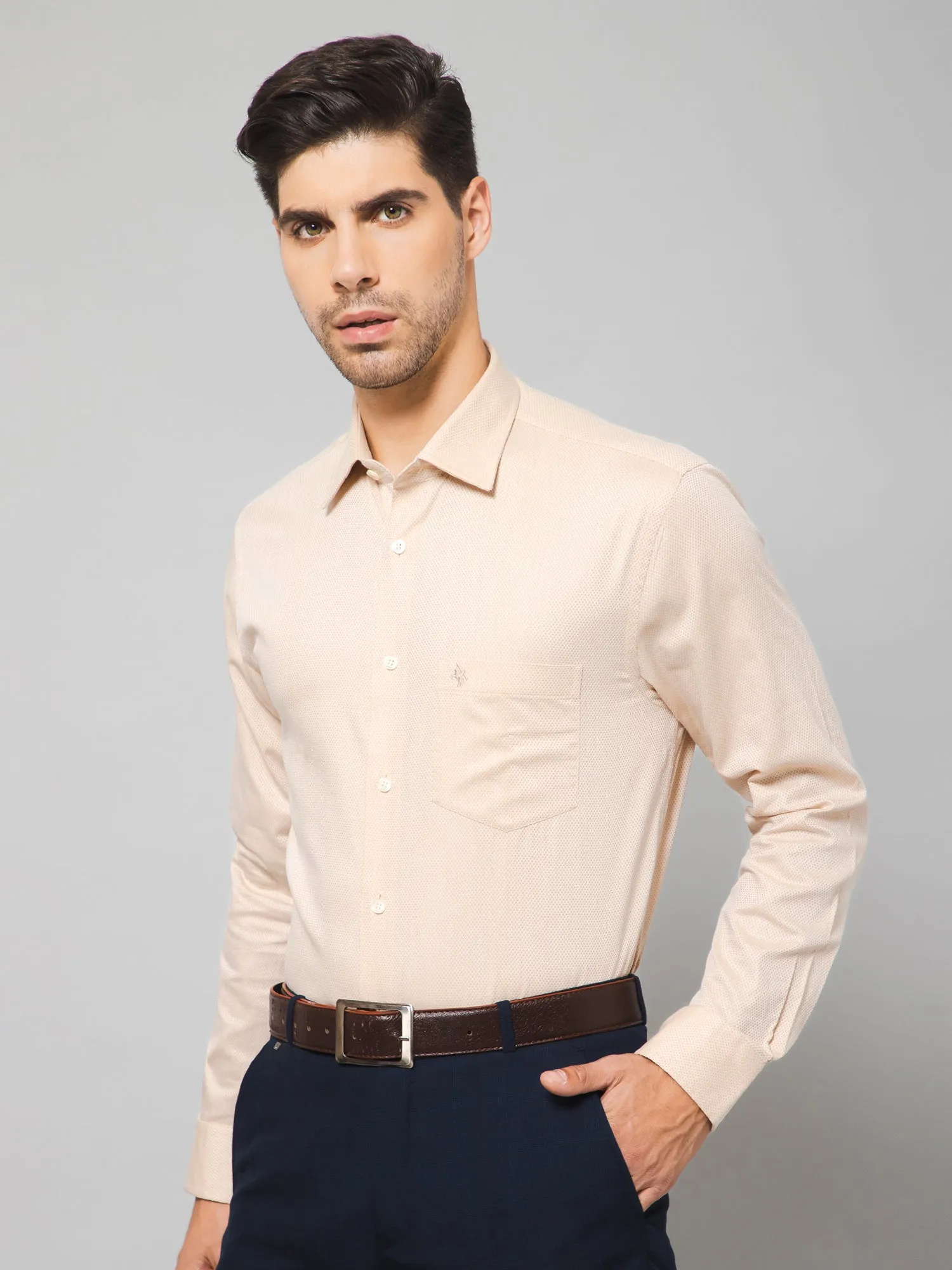 Men Beige Shirt