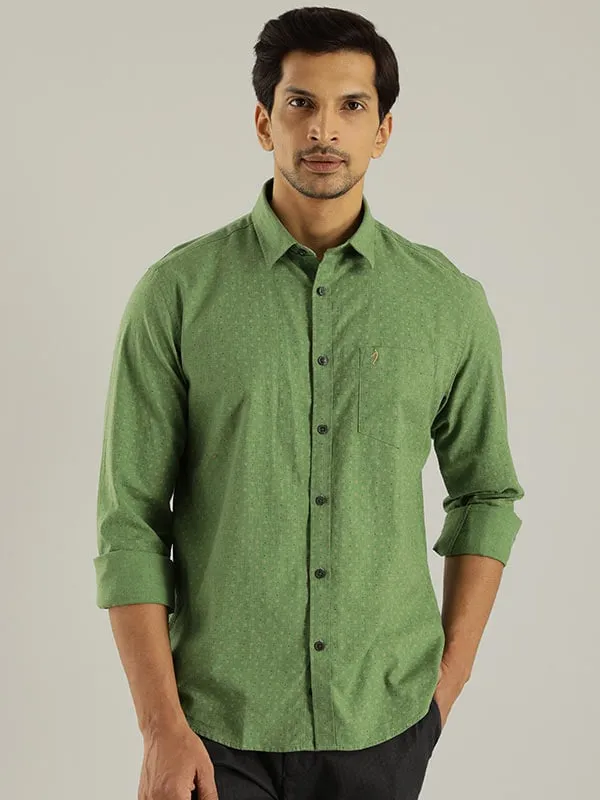 Men Printed Full Sleeve Cotton Shirt