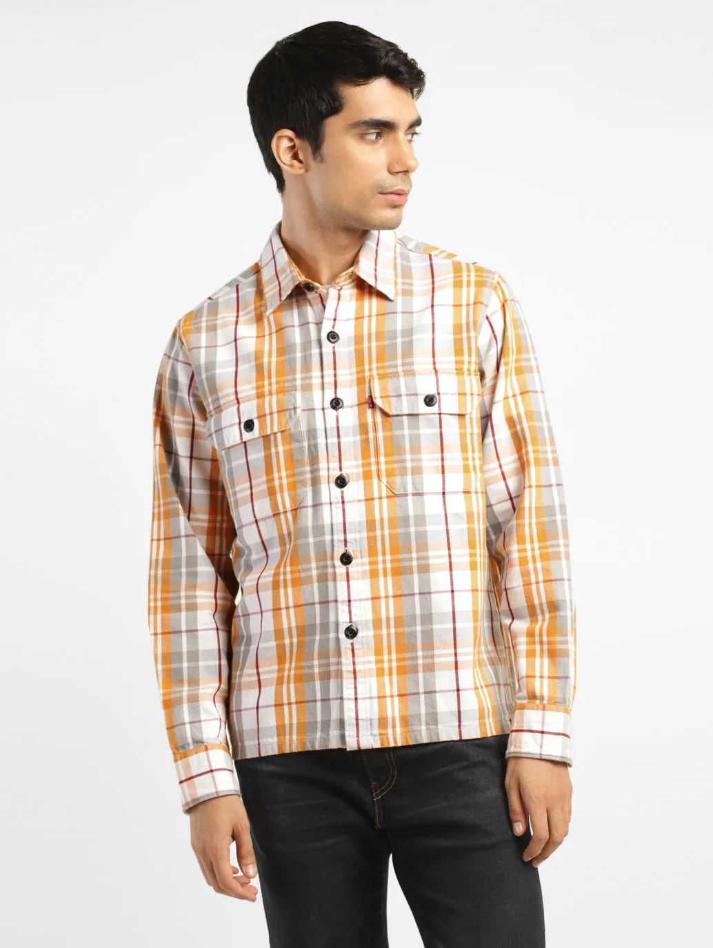 Men's Chekered Relaxed Fit Shirts