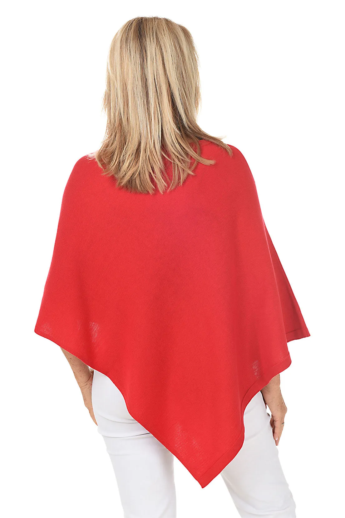 Merry Sequined Asymmetrical Poncho