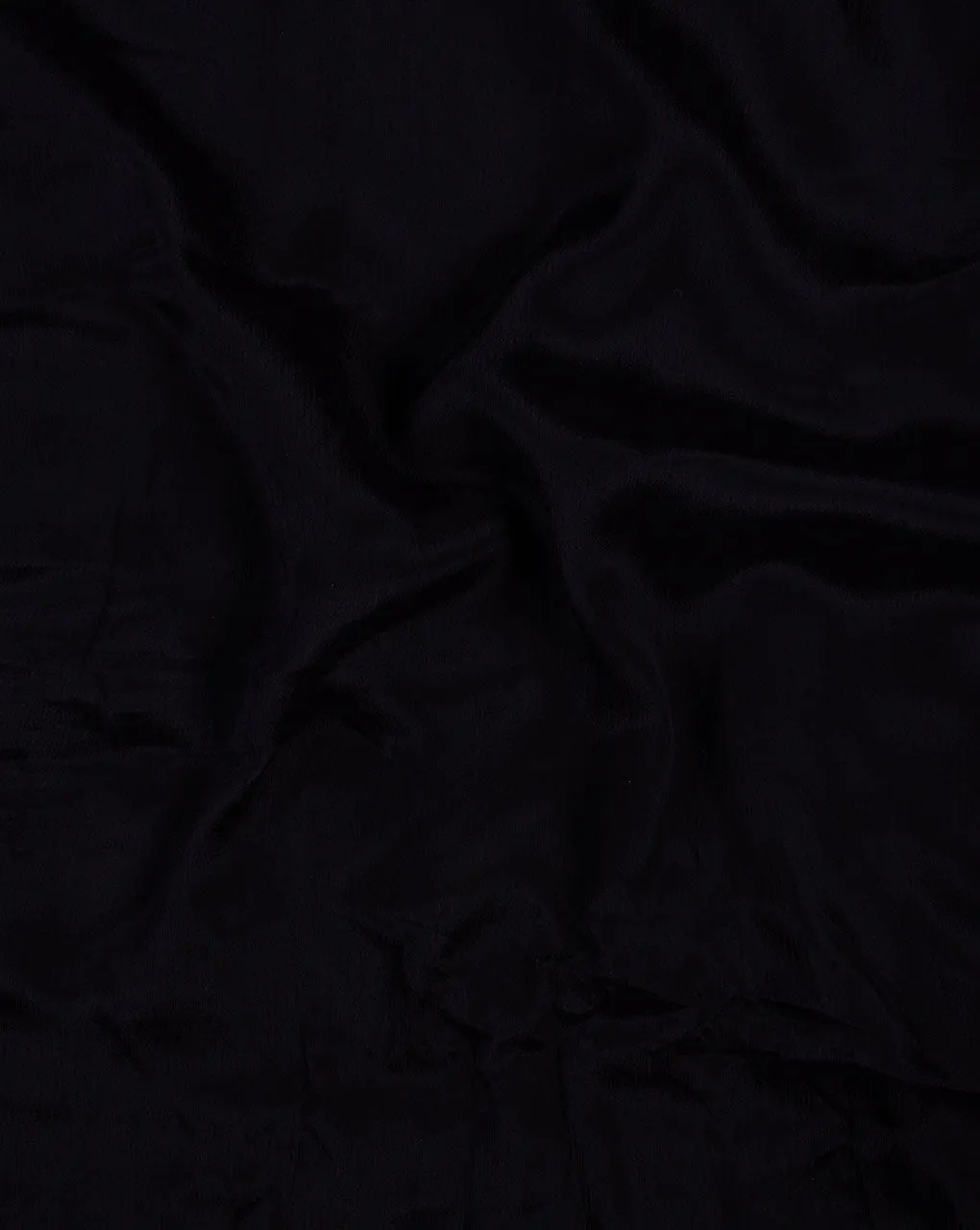 Navy Blue Plain Viscose Chinnon Chiffon Fabric