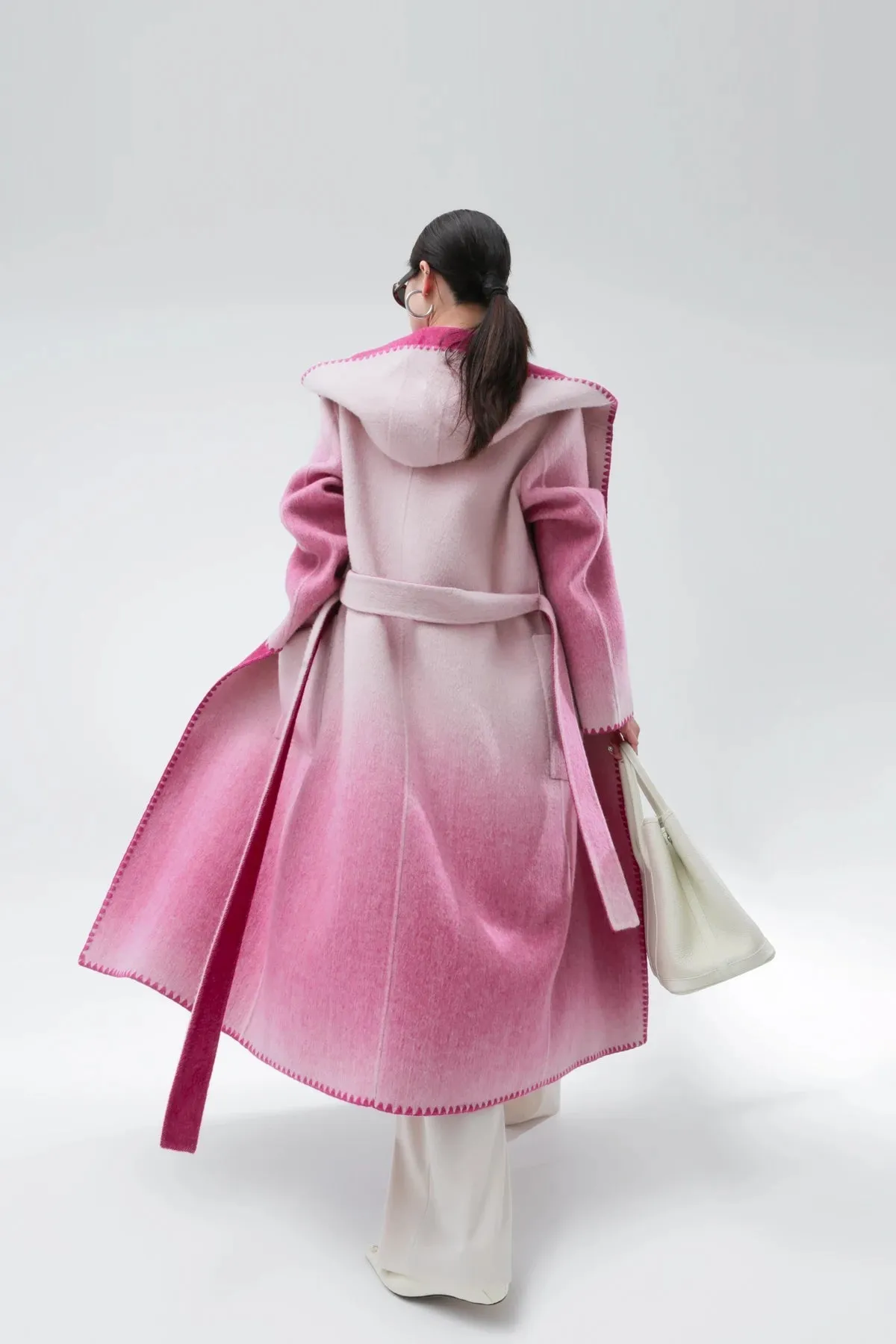 Žofia™ | Fashionable Reversible Cashmere Coat