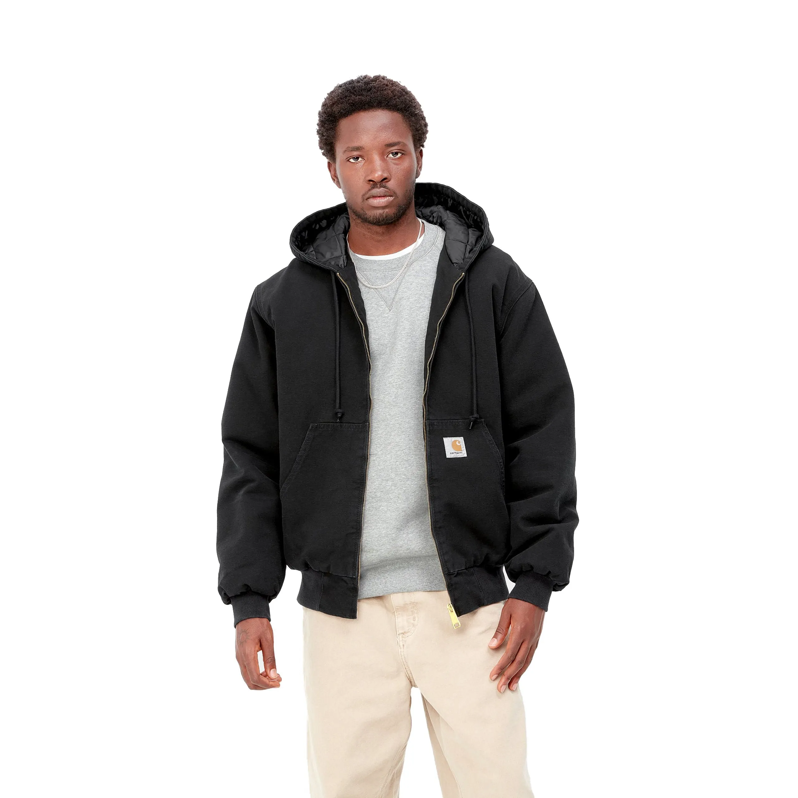 OG ACTIVE JACKET BLACK AGED CANVAS