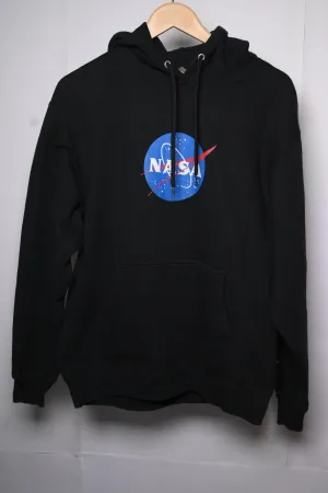 Port & Company (Nasa) Black Hoodie (Medium, Good Condition)