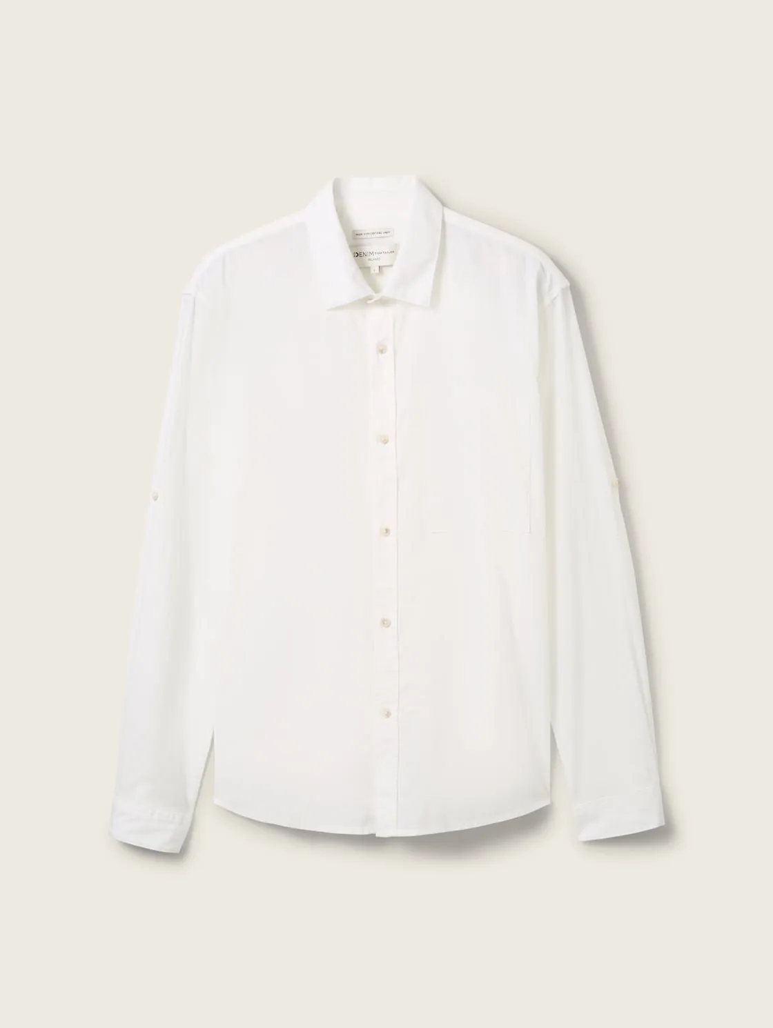 RELAXED COTTON LINEN SHIRT