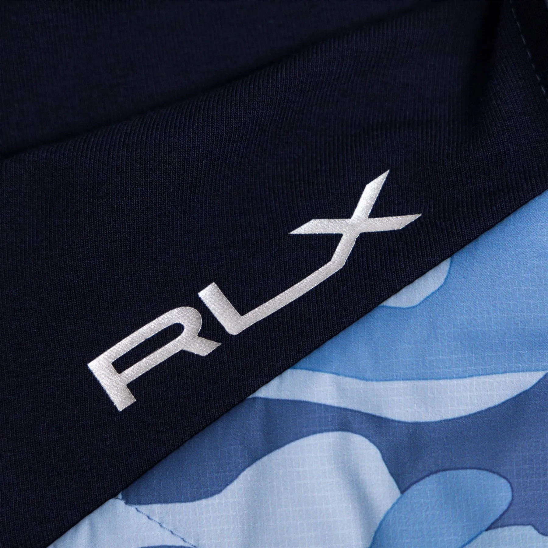 RLX Cool Wool Jacket French Navy/Camo Driver - SS23