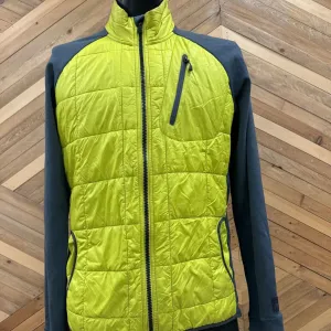 Smartwool - Men's Hybrid Puffer Jacket - MSRP $240: Yellow/Grey-men-MD