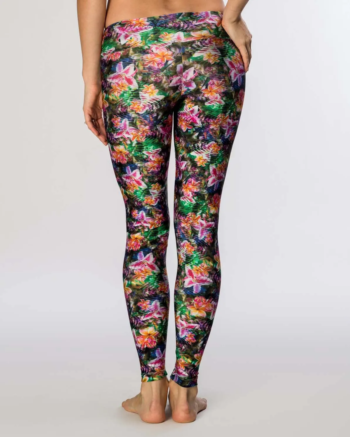 Spring Floral Yoga Leggings