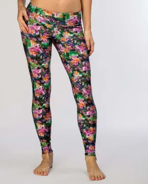 Spring Floral Yoga Leggings