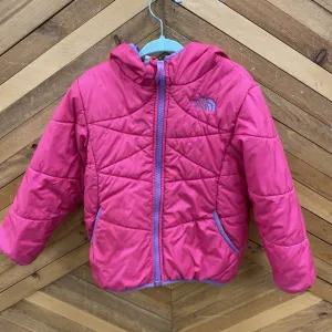 The North Face - Kids Reversible Puffer Jacket - MSRP $130: Pink/Purple-children-