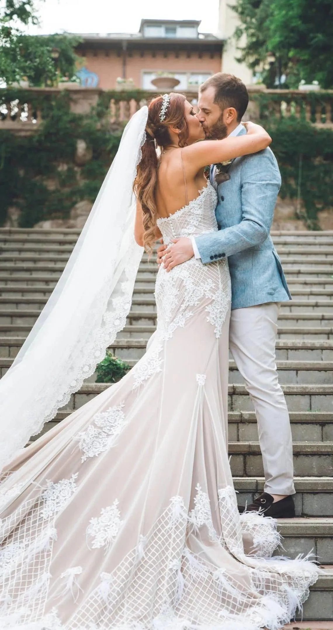 Unique Lace Mermaid Wedding Dress Sophia