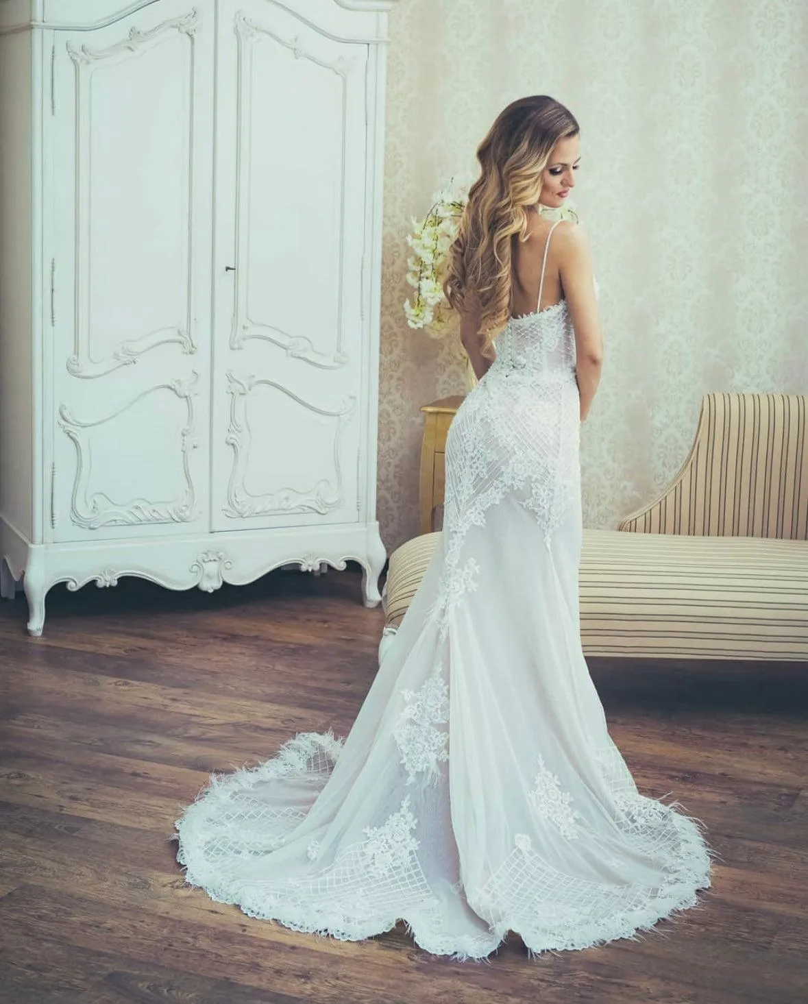 Unique Lace Mermaid Wedding Dress Sophia