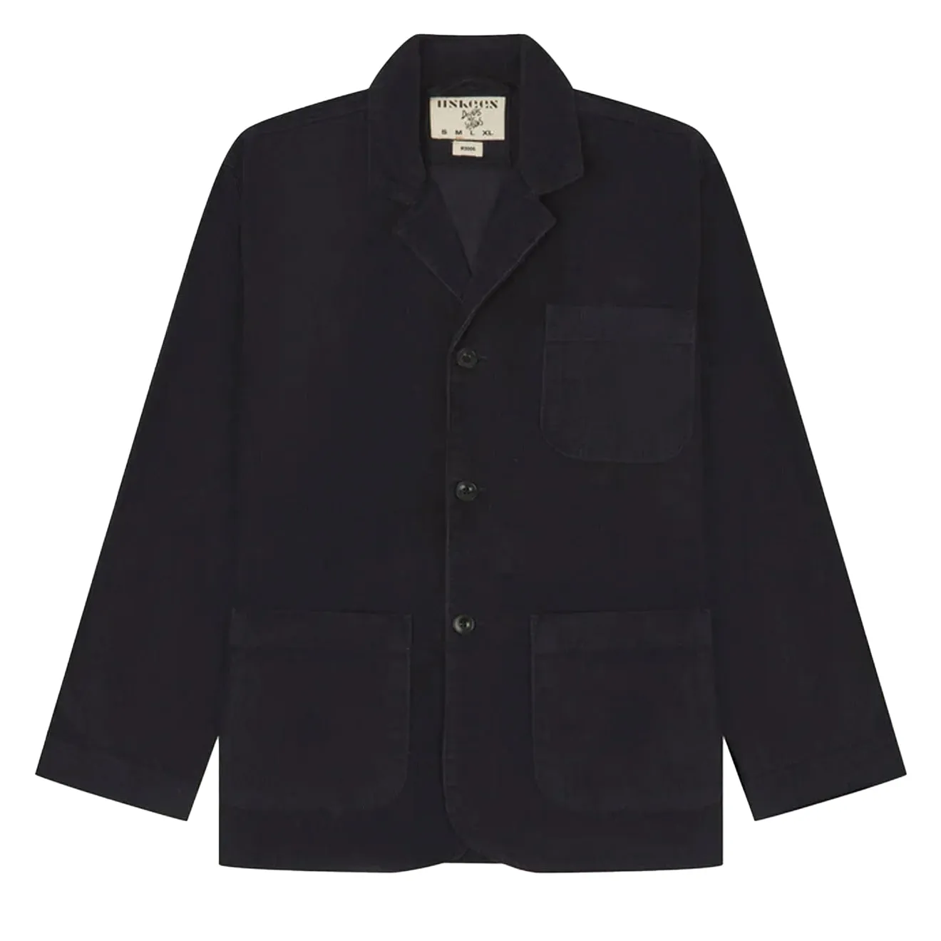 Uskees 3006 Cord Blazer Midnight Blue