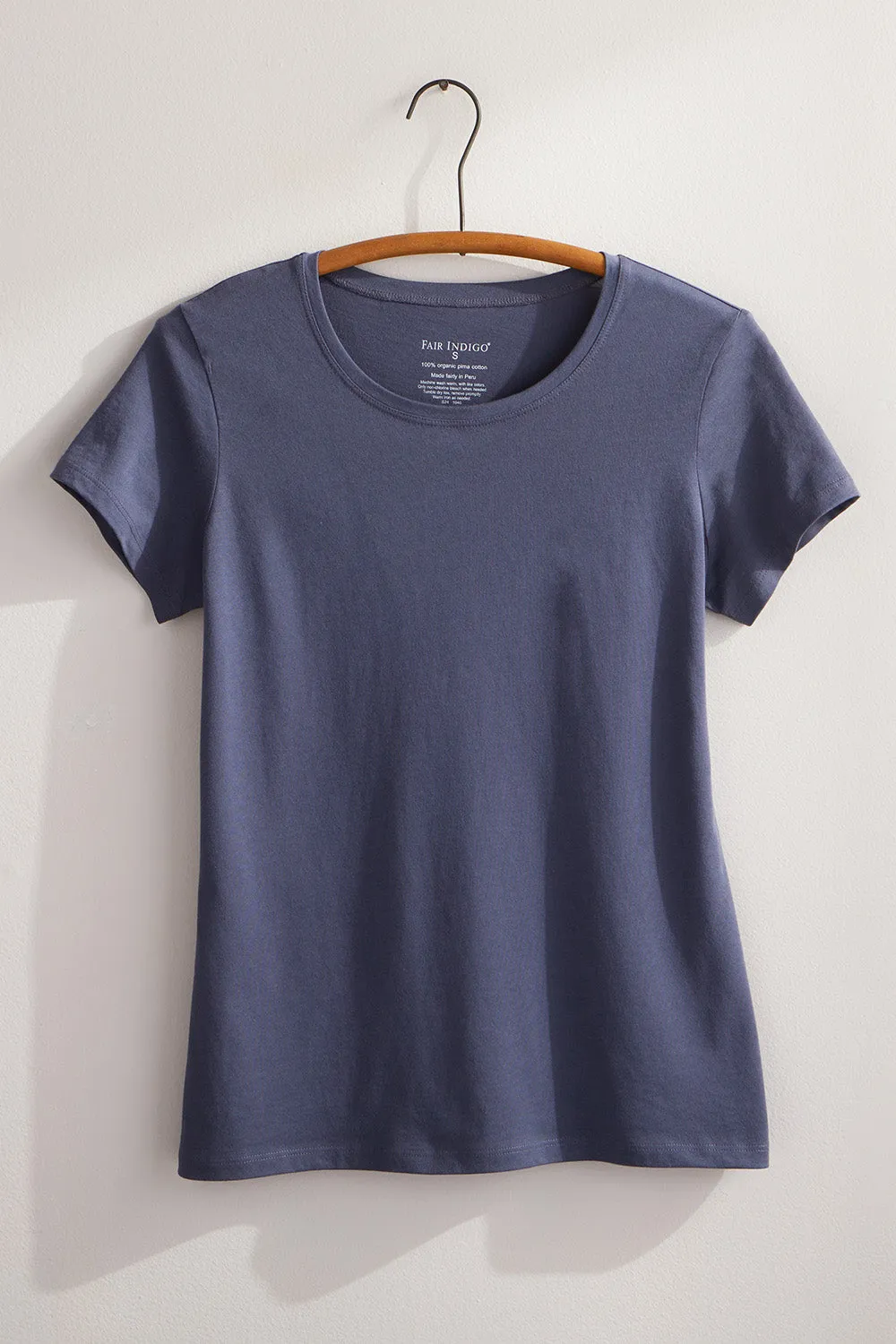 Women's 100% Organic Cotton Relaxed Crew Neck T-shirt