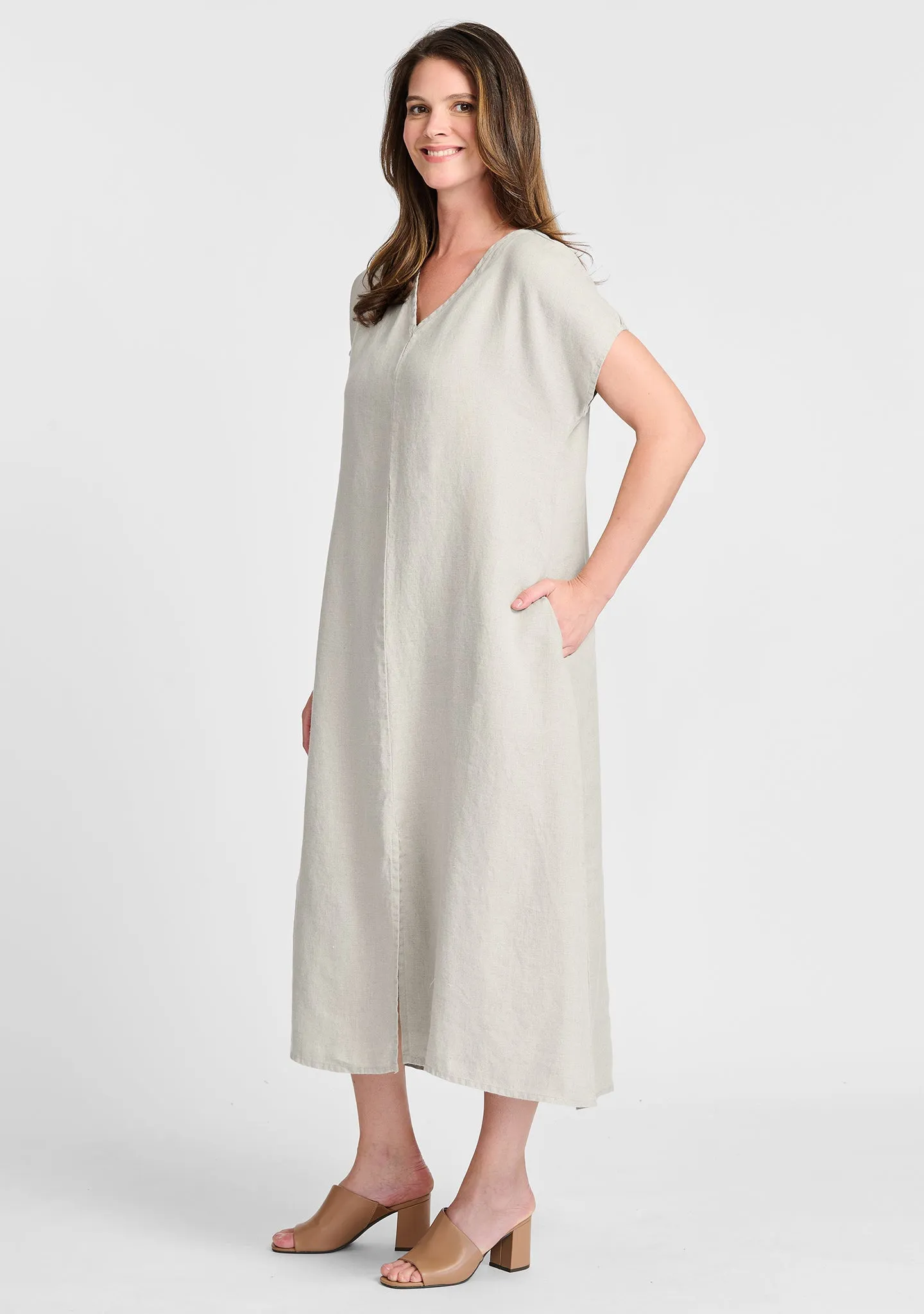 Yara Dress - Linen Maxi Dress - FINAL SALE