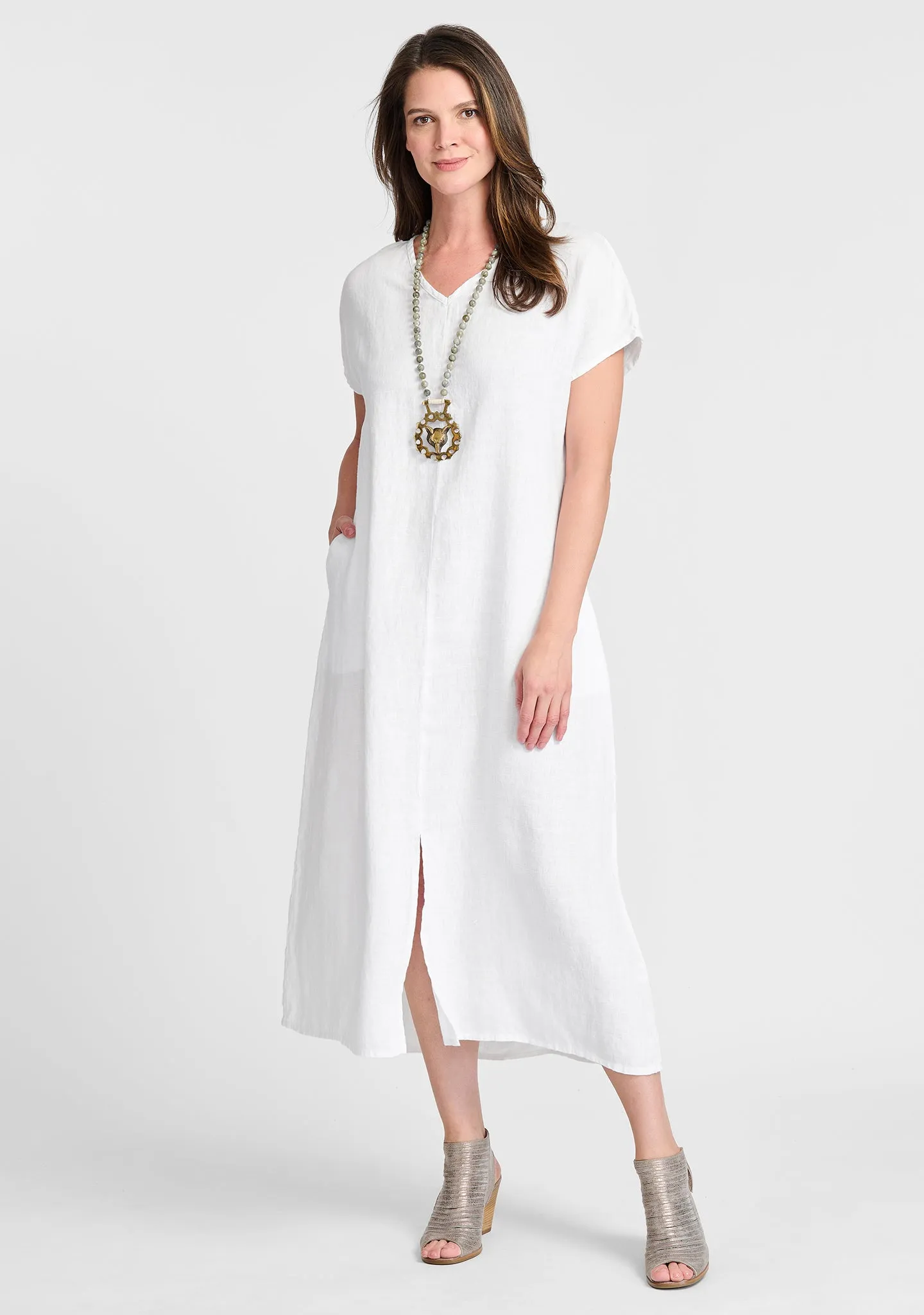 Yara Dress - Linen Maxi Dress - FINAL SALE