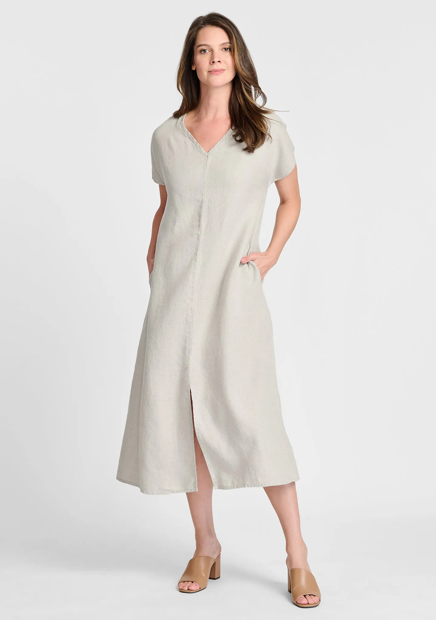 Yara Dress - Linen Maxi Dress - FINAL SALE